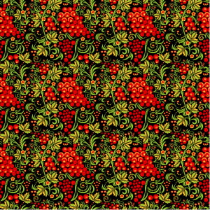 How to Create a Seamless Pattern in Khokhloma Painting Style in Adobe Illustrator