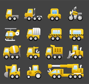 Free Vector Clipart - Construction and Machinery