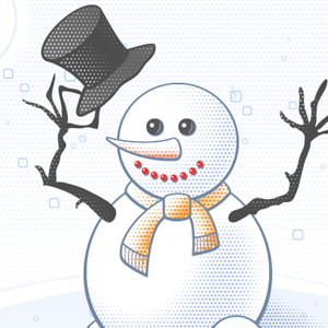 How to Create a Holiday Card with a Snowman in Illustrator