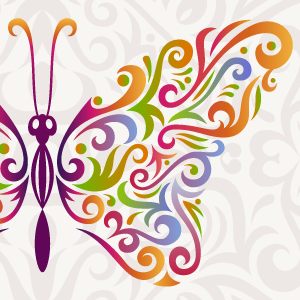 How to create a stylised butterfly and recycle your existing artwork using Illustrator and MirrorMe