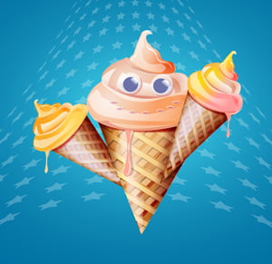 Free vector - ice cream cone