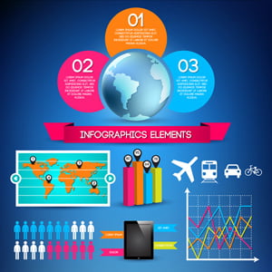 Free vector - Set of infographic elements