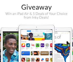 Giveaway: Win an iPad Air & 5 Deals of Your Choice from Inky Deals!