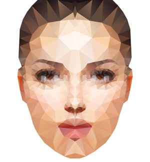 Polygonal Portrait Using Triangulator and MirrorMe