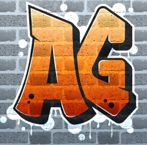 Create graffiti logo on brick wall with Texture in Illustrator