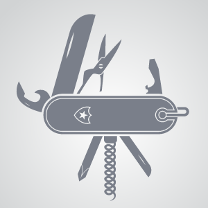 Tools rarely used in Illustrator. The Knife Tool