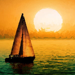 How to Create a Sea Sunset Painting in Pointillism Style with Stipplism in Illustrator