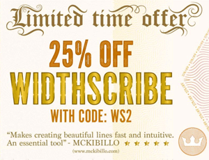 25% OFF WidthScribe v2 for a limited time only!