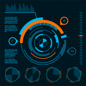 Create dynamic futuristic user HUD interface with VectorScribe in Adobe Illustrator