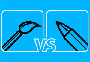 Paint Brush and DynamicSketch — The Differences