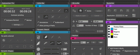 New color-coded panels