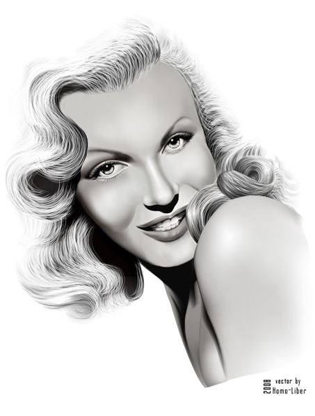 vector MARILYN MONROE