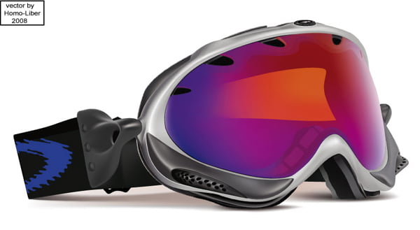 vector ski goggles