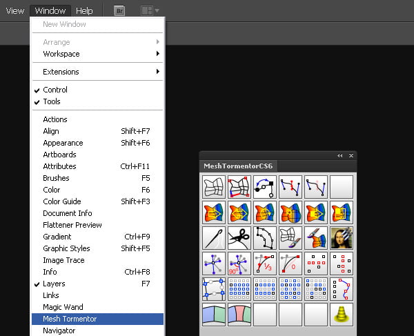Mesh Tormentor (Free Gradient Mesh plug-in) for Illustrator CS6