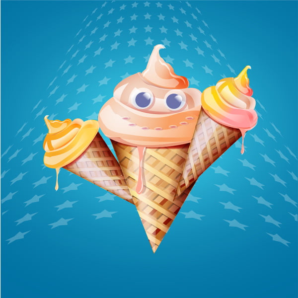 free vector ice cream cone