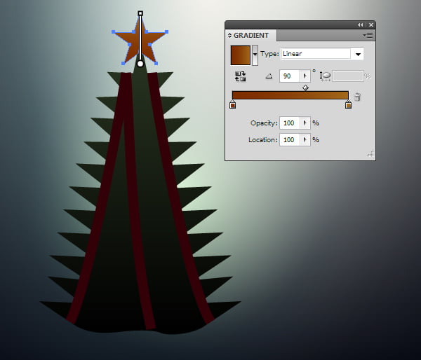 How to create blurred Christmas background in Adobe Illustrator