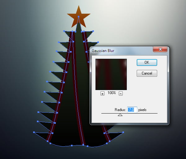 How to create blurred Christmas background in Adobe Illustrator