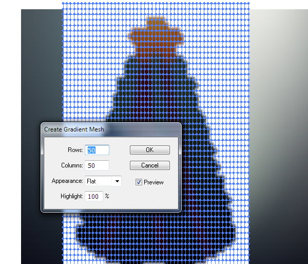 How to create blurred Christmas background in Adobe Illustrator