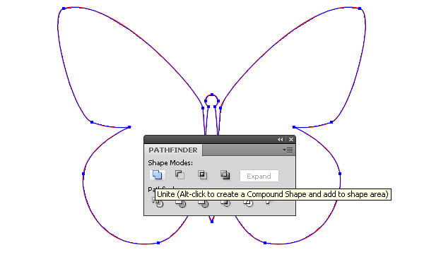 vector paper butterfly and text effect