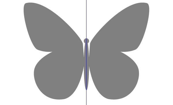 vector paper butterfly and text effect