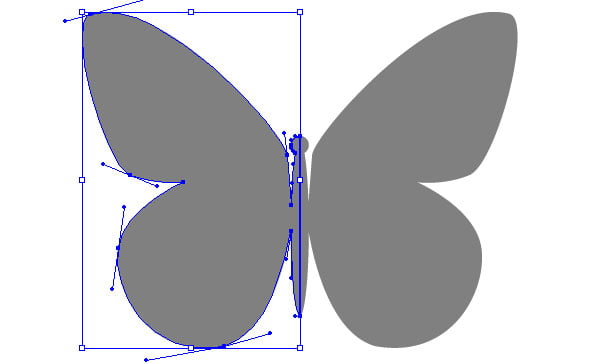 vector paper butterfly and text effect