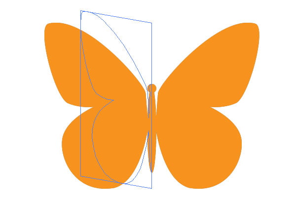 vector paper butterfly and text effect