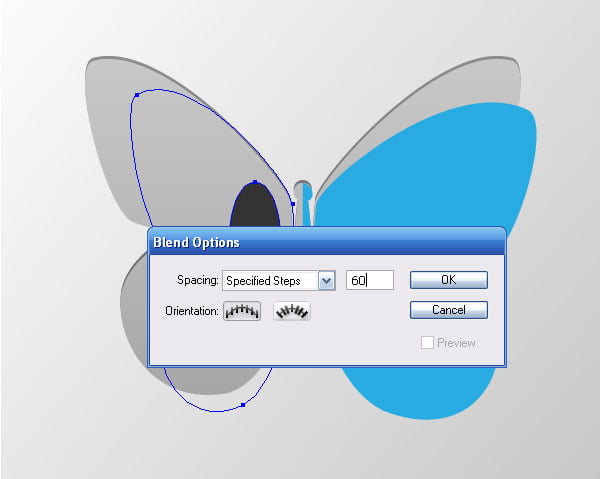 vector paper butterfly and text effect