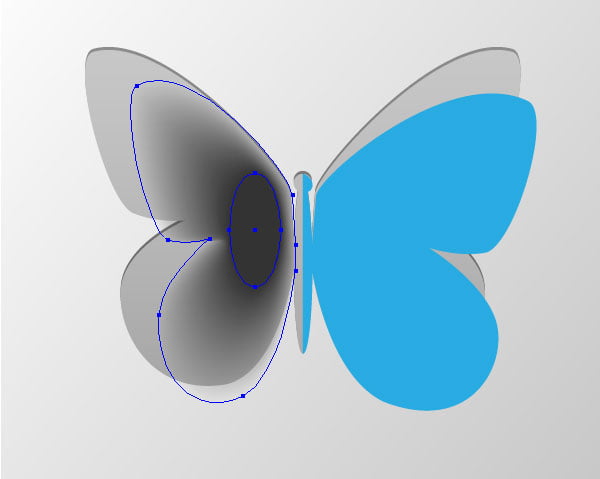 vector paper butterfly and text effect