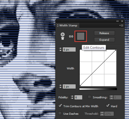 Create a Line Art with new release of WidthScribe2