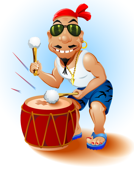 How to Create a Happy Drummer Using Adobe Illustrator and VectorScribe Plugin
