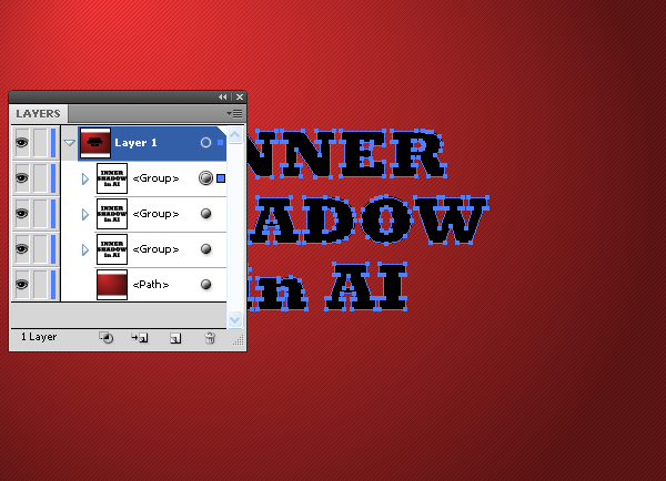 Inner Shadow in Adobe Illustrator