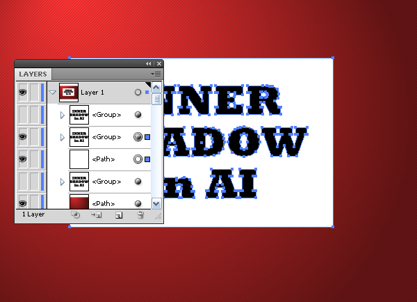 Inner Shadow in Adobe Illustrator