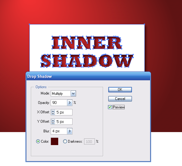 Inner Shadow in Adobe Illustrator