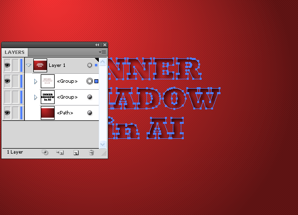 Inner Shadow in Adobe Illustrator