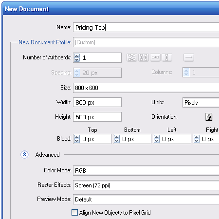 How to Create Pricing Tabs in Retro Style Using Adobe Illustrator