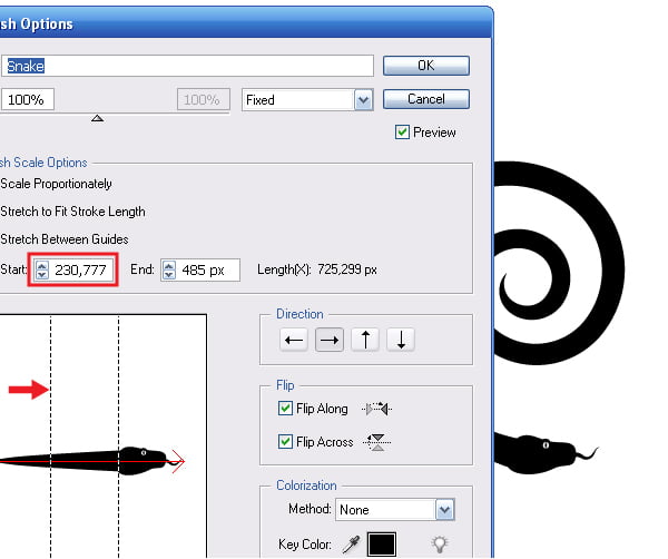vector snake