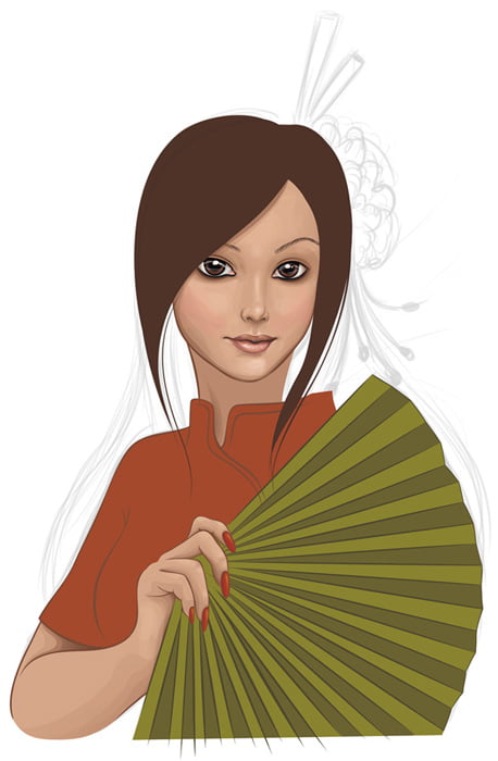 How to Create a Vector Girl using Adobe Illustrator or CorelDraw