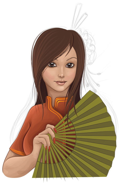 How to Create a Vector Girl using Adobe Illustrator or CorelDraw