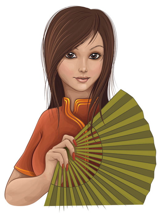 How to Create a Vector Girl using Adobe Illustrator or CorelDraw