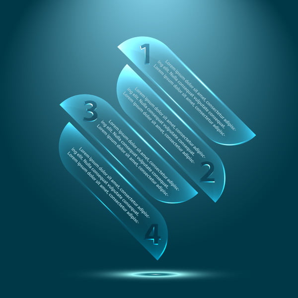How to quickly create an abstract 3D paper background